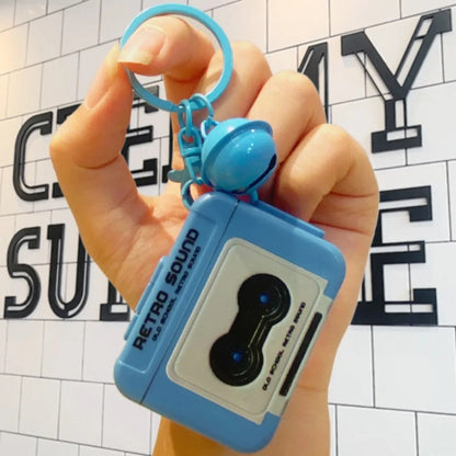 Retro Cassette Player - Keychain