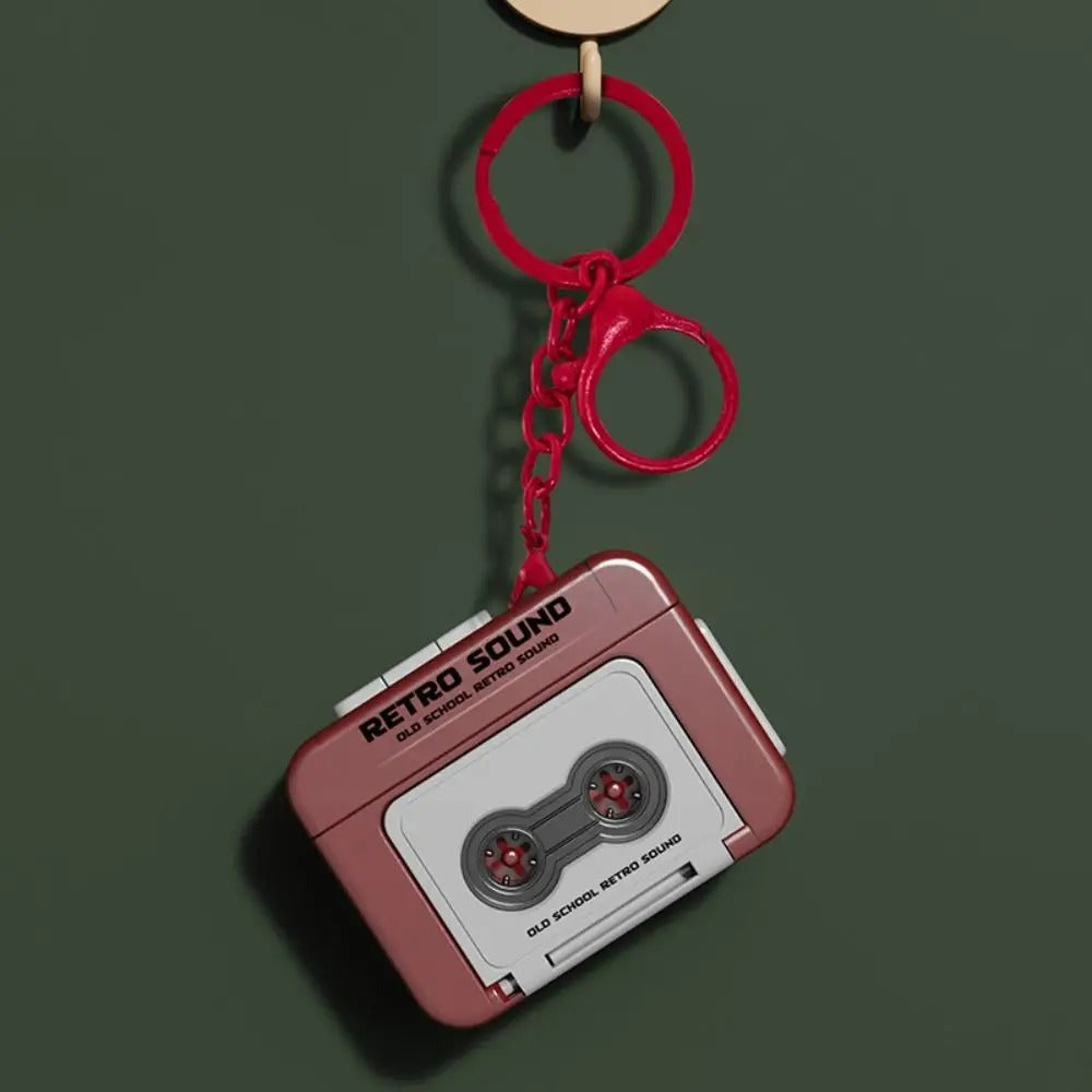 Retro Cassette Player - Keychain