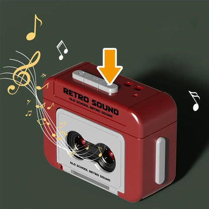 Retro Cassette Player - Keychain