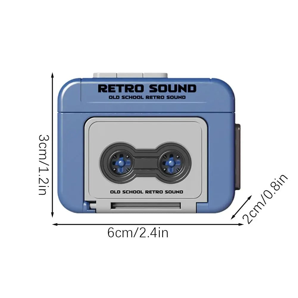 Retro Cassette Player - Keychain